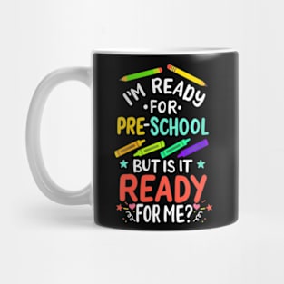 1st Day of Preschool Pre-K First Day of School Mug